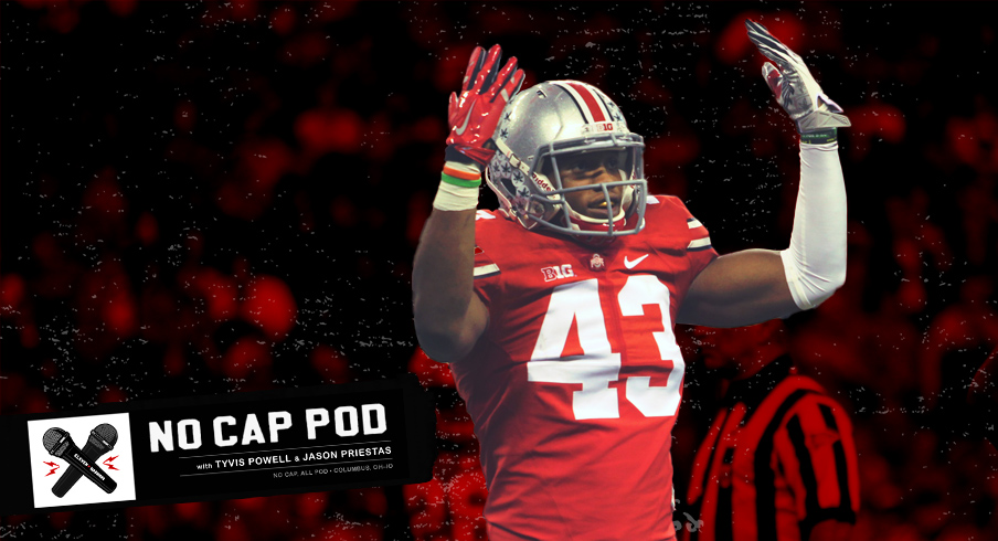 NoCapAllPod's tweet photo. ⚡️ NO CAP, EPISODE 22 ⚡️

@DLeeMG8 joins the show to explain how SpongeBob quotes helped Ohio State win a national championship.

➟ Apple Podcasts: https://t.co/HCLfWS25bX
➟ Spotify: https://t.co/fy7CbU5FZL
➟ Show Notes: https://t.co/tL92yqfltw https://t.co/zuMY9JLkC1