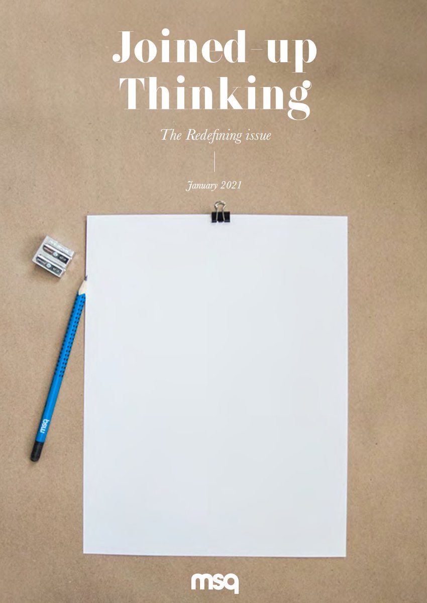 stackagency's tweet image. Fancy a bit of Friday reading? Take a peek at the latest issue of our @MSQpartners magazine. Featuring a piece by our MD, @nicnimmo on why it&apos;s time to reset your relationship with data. Read the whole thing here: joinedupthinking.xyz/joined-up-thin…