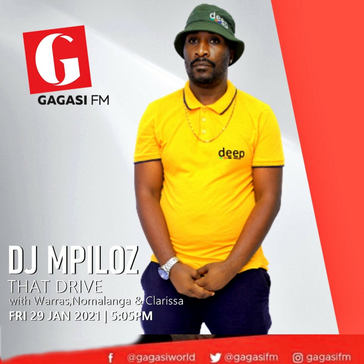 mpilozmanyoni's tweet photo. Tunein @gagasifm @ThatDriveKZN catch my mix today at 5:05 PM.
#MhlakaMpiloz #PrayingDj #InternationalDJ #Godisgood #thatdrive #deepfam #AppreciationAwards https://t.co/MWoJOvVRN7