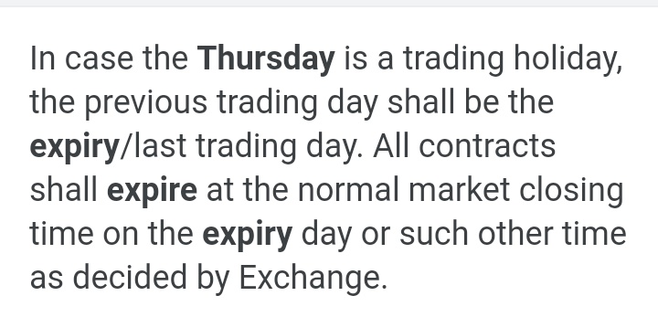 இதுல அந்த ஷ்பெசல் மேட்டர் இதான்.. என்ன னா.. Banknifty index ஏறுச்சுன்னா.. அதோட Call option (CE) ஏறும்.. அதே index ஏறுச்சுன்னா.. அதோட Put option (PE) ஏறும்.. இதுக்குன்னு சில expiry இருக்கு.. எல்லா வாரங்ங்குலோட வியாழக்கிழமை இதுக்கான expiry day வரும். (5/9)
