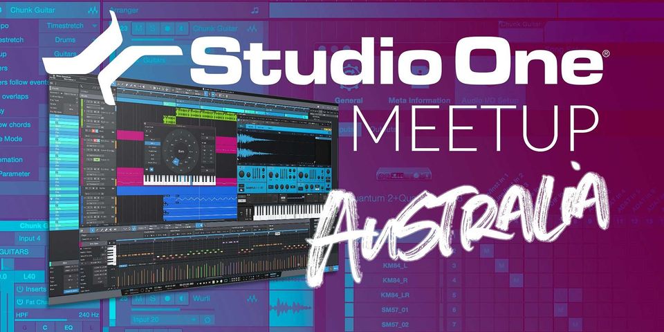 AUSTRALIA! Come join our Australian Studio One E-Meetup on Zoom and talk Studio One with Andy Hazzard &amp; Grammy-nominated Producer Häzel! 

Register here: bit.ly/2KSY1PG