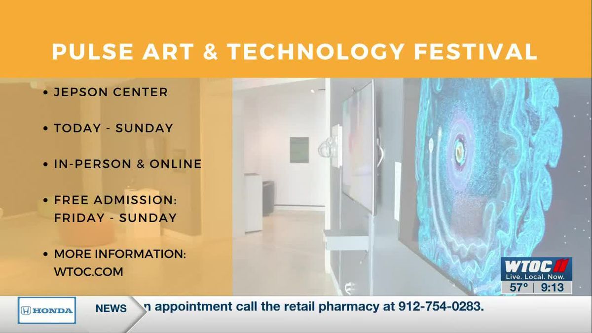 The Jepson #Arts Center’s annual Pulse #Art and #Technology Festival will include both #virtual and in-person events featuring programs and lectures with both local and international artists.

Pulse Art and Technology Festival at Jepson Center wtoc.com/2021/01/27/pul…