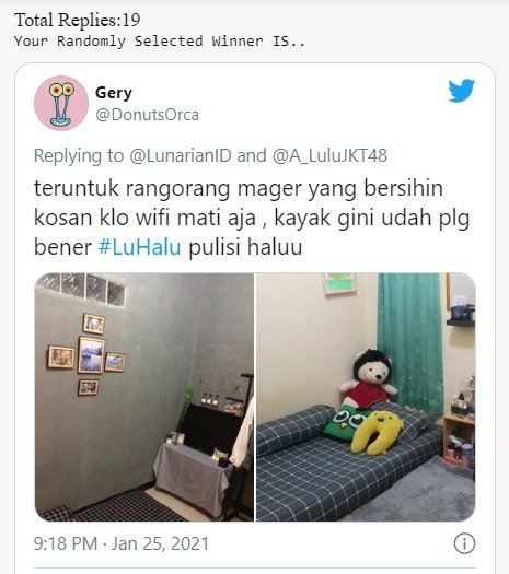LunarianID's tweet photo. Selamat malam semua
Langsung kita umumkan pemenang giveaway #LuHalu Chapter 1
Selamat ka @isumaairu & @DonutsOrca. masing masing mendapatkan 1 tiket live streaming Fly Team T
untuk pengiriman hadiah Tiket Live Streaming Fly Team T ini, nanti akan kami DM ya π
Terimakasih.. https://t.co/SWsTatsRXR