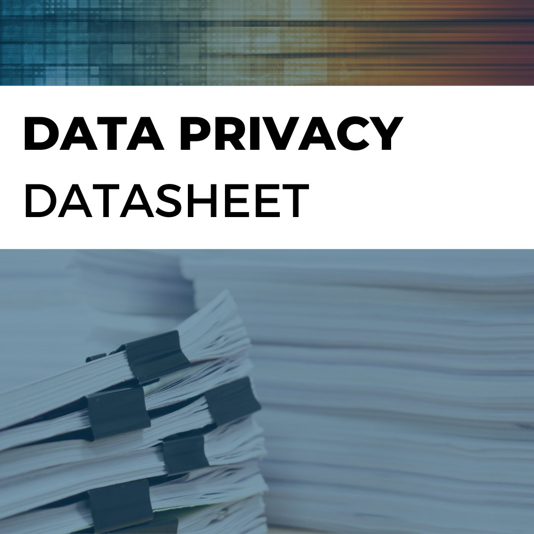 You've realized you fall under the scope of #CCPA or #GDPR, now what? Download our datasheet &amp; learn about the tool we implement to help you identify sensitive data &amp; stay in compliance. Download now: elystech.com/data-privacy-d…
#dataprivacyweek #dataprivacy #ITaudit #ITcompliance
