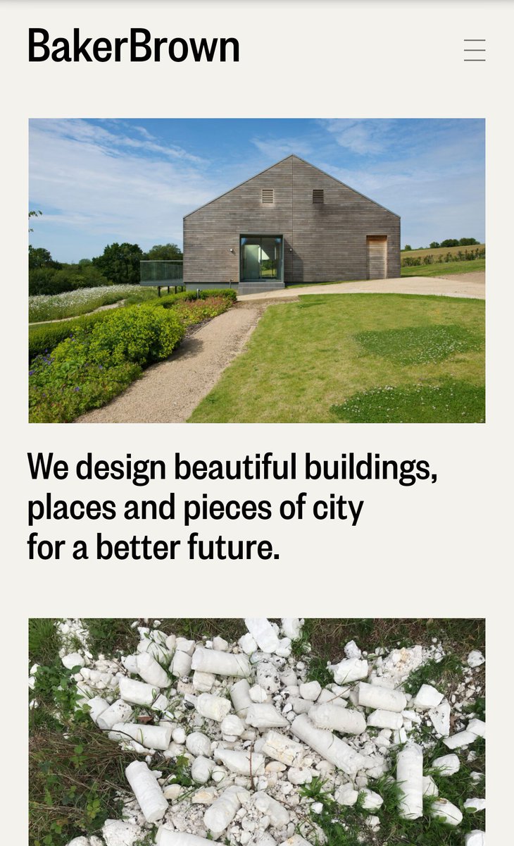 Very excited to announce that we have a new name - BakerBrown. We will  address the huge demands presented by the Climate &amp; Ecological Emergency as well as those of designing in a COVID world. We are keen to collaborate with you. Check out our website bakerbrown.studio