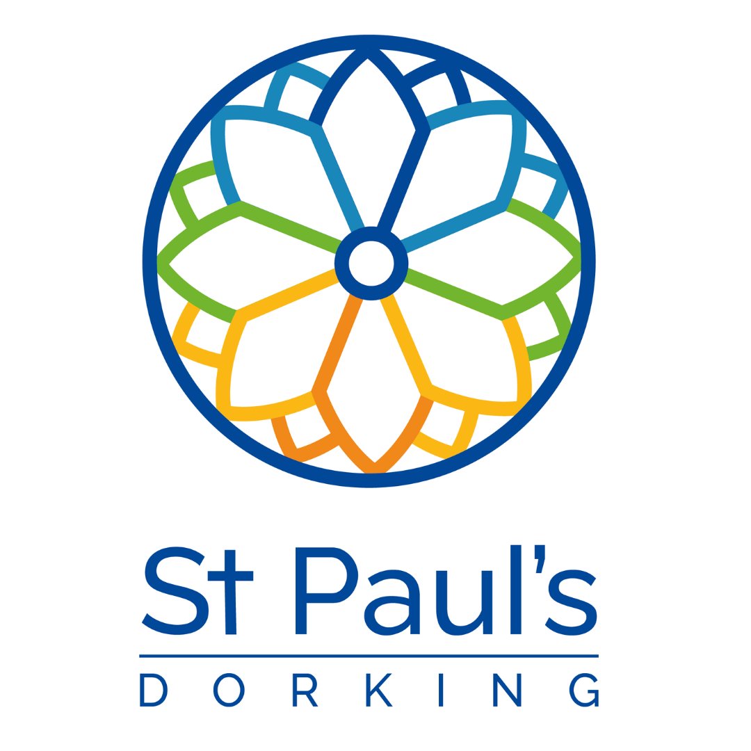 We're excited to launch our new church logo!

Inspired by the architecture of the St Paul's church building, the logo features a rose window mark - a symbol of light and life - with a range of colours inspired by Surrey landscapes to reflect the diversity of God's people.