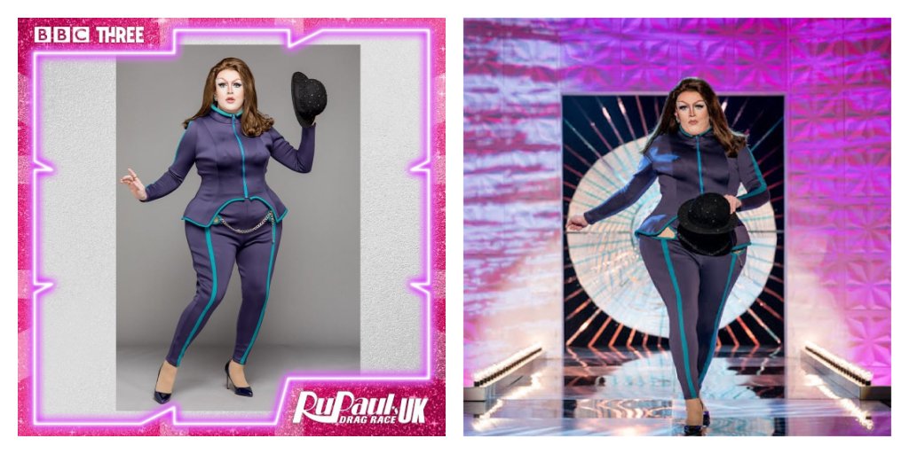The outfit worn by Lawrence Chaney <a href="/ShadyLawrence/">Lawrence Chaney</a> in Season 2 of <a href="/dragraceukbbc/">RuPaul's Drag Race UK</a> was inspired by Diana Rigg’s Mrs Peel’s outfit in 1960’s classic 📺 TV show The Avengers.
It was hand-made and customised by the designer House of Aristocrats based in our #Dundee #enterprise centre.