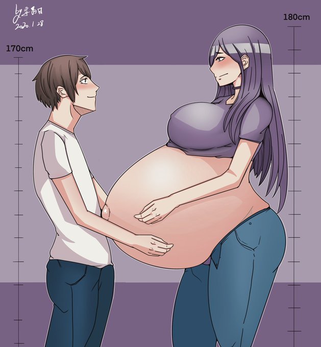 Thanks to @NickLebronJr1 😊🙏
"Rub &amp; Feel Nasumi's belly"
(Nasumi doesn't have any boy friends this is for commission.) 