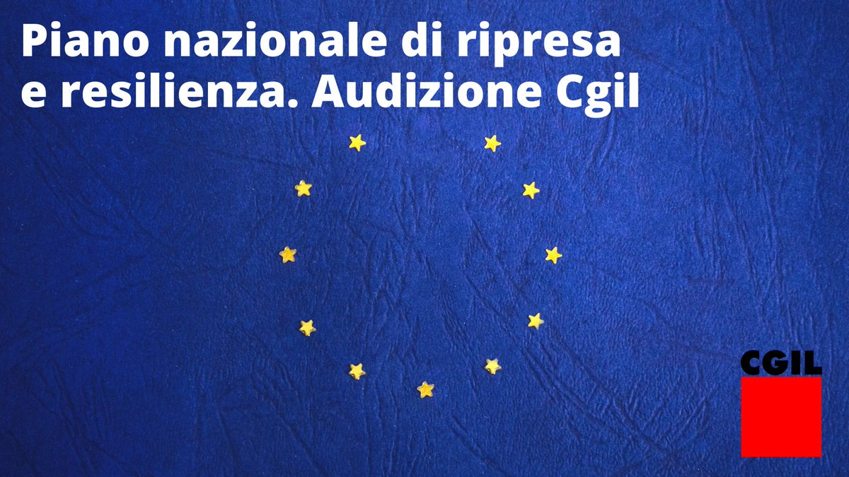 Il #lavoro, la creazione di occupazione per giovani e donne e la sua tutela, deve deve essere il fulcro di tutti gli interventi del Piano nazionale di ripresa e resilienza. 

👉 Audizione Cgil bit.ly/2YtcfKd

#Pnrr
#RecoveryPlan