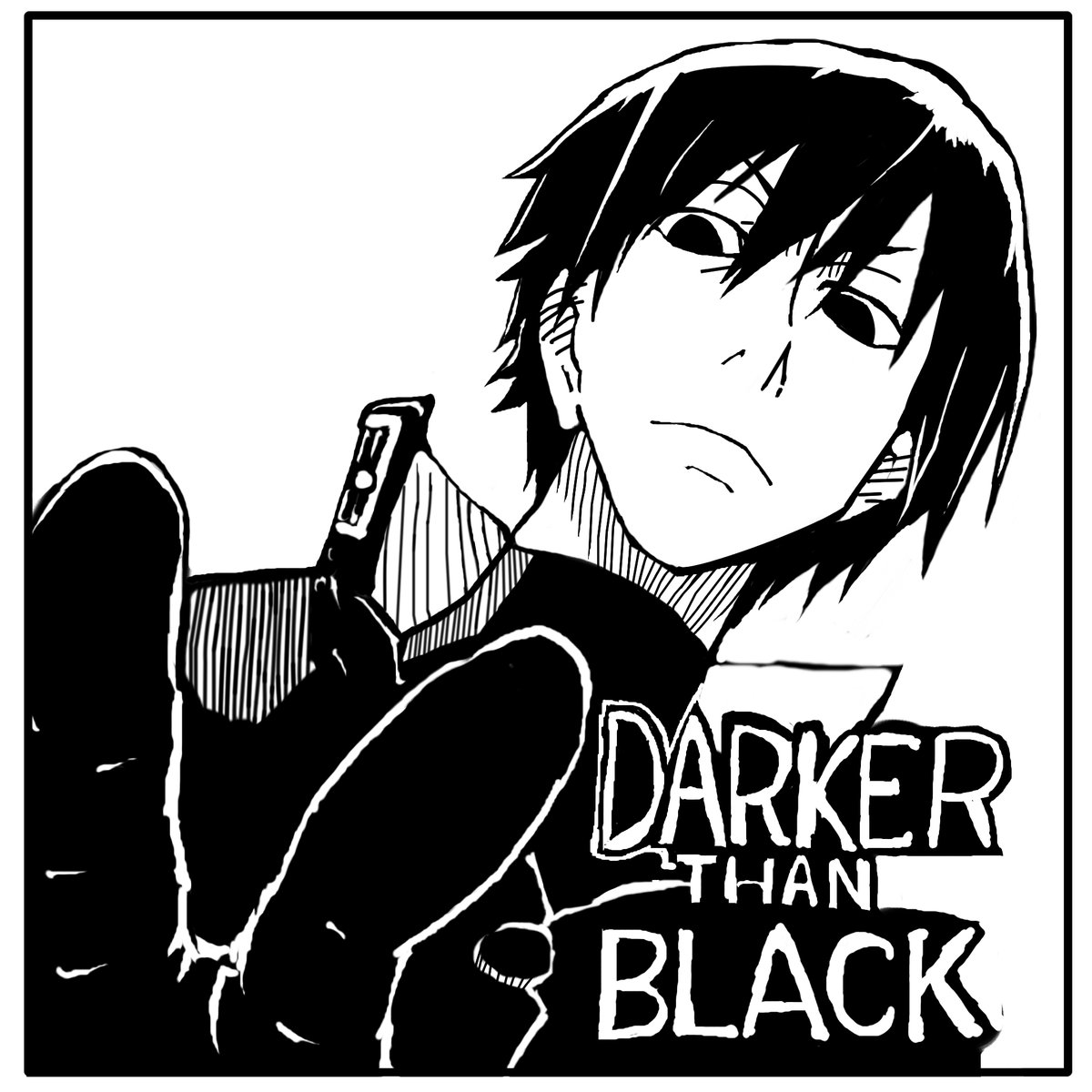 模写:「DARKER THAN BLACK」より、《黒‐ヘイ‐》 