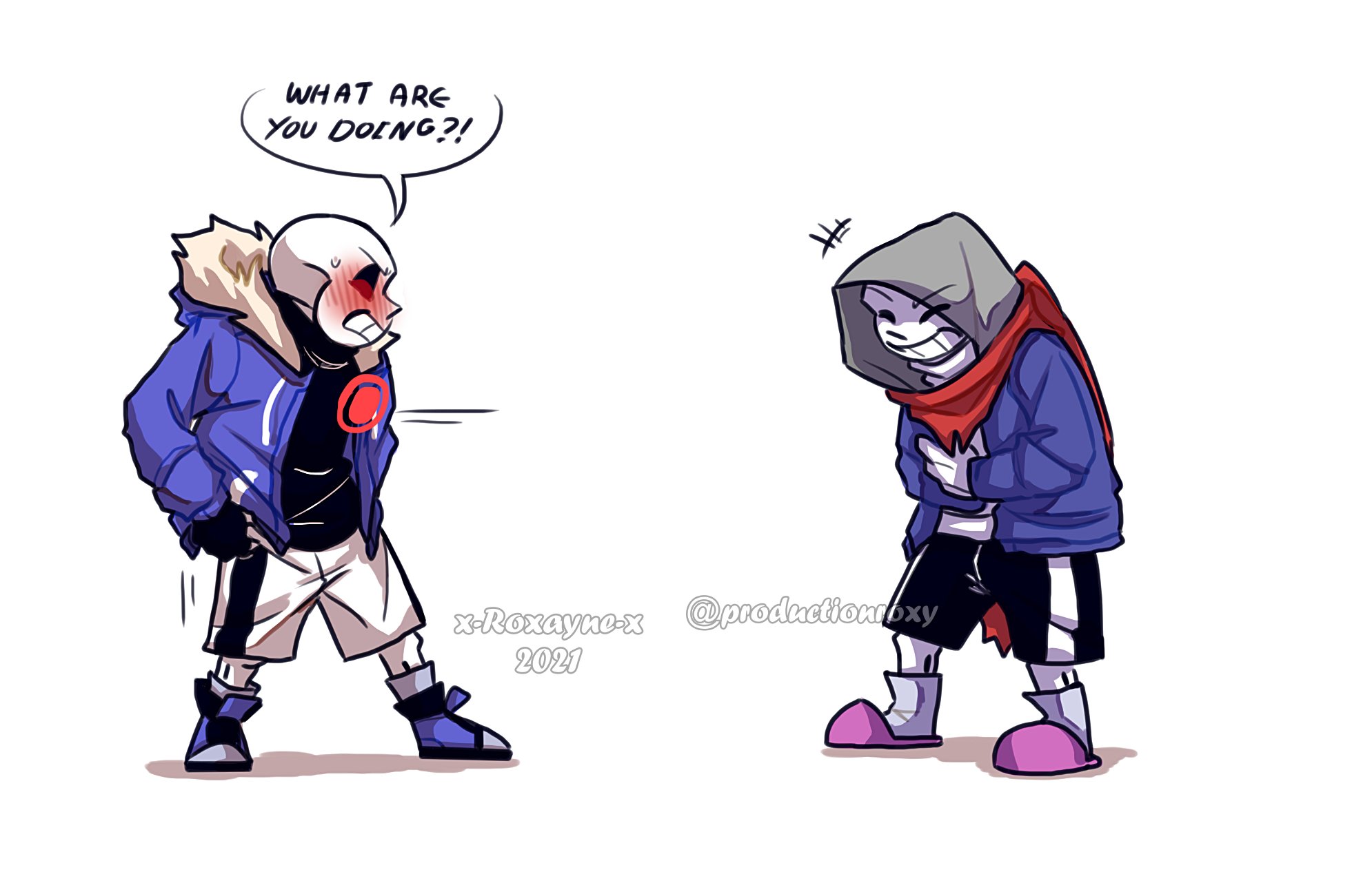 Killer Sans VS. Dust Sans part 2 by Zixy - By @zixy on Itaku