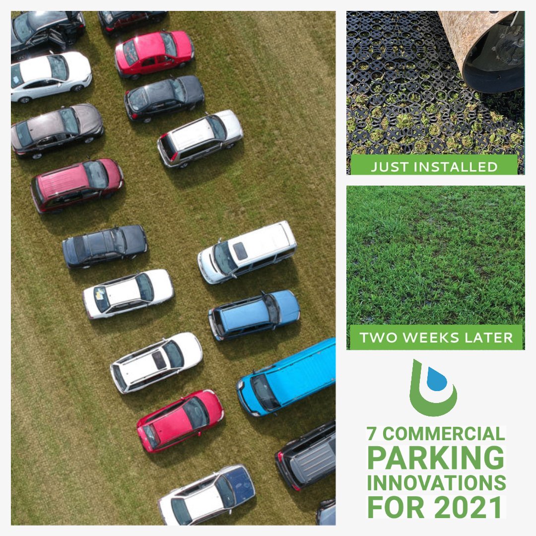 Big Changes to Parking are on the Way in 2021 - Check out these 7 Commercial Parking Innovations to be excited about this year - TRUEGRID Pavers bit.ly/3iGVDIl