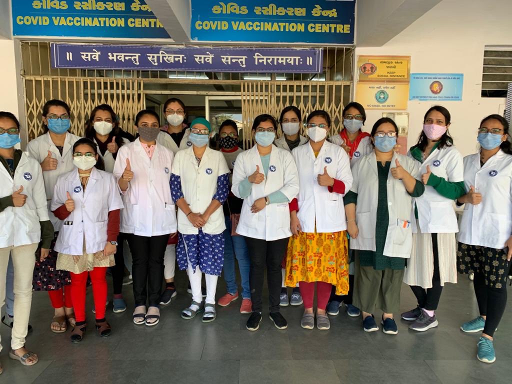 <a href="/civilhospamd/">civilhospitalamdavad</a> કોરોના રસીકરણનો *આઠમો* દિવસ

આજે રજીસ્ટર થયેલ ૮૪૯ હેલ્થ વર્કરોમાંથી ૮૦૭ હેલ્થકેર વર્કરોએ કોરોના વેક્સિનનો ડોઝ લીધો

અત્યાર સુધીમાં એક પણ આડઅસર નો કેસ નોંધાયેલ નથી
<a href="/Nitinbhai_Patel/">Nitin Patel</a> <a href="/ikumarkanani/">Kishor Kanani (Kumar)</a> @GujHFWDept <a href="/JayantiRavi/">Jayanti Ravi</a> <a href="/JpShivahare/">JP Shivahare</a> @navnathias <a href="/jpmodi1915/">Dr. J.P Modi-Spine Specialist</a>