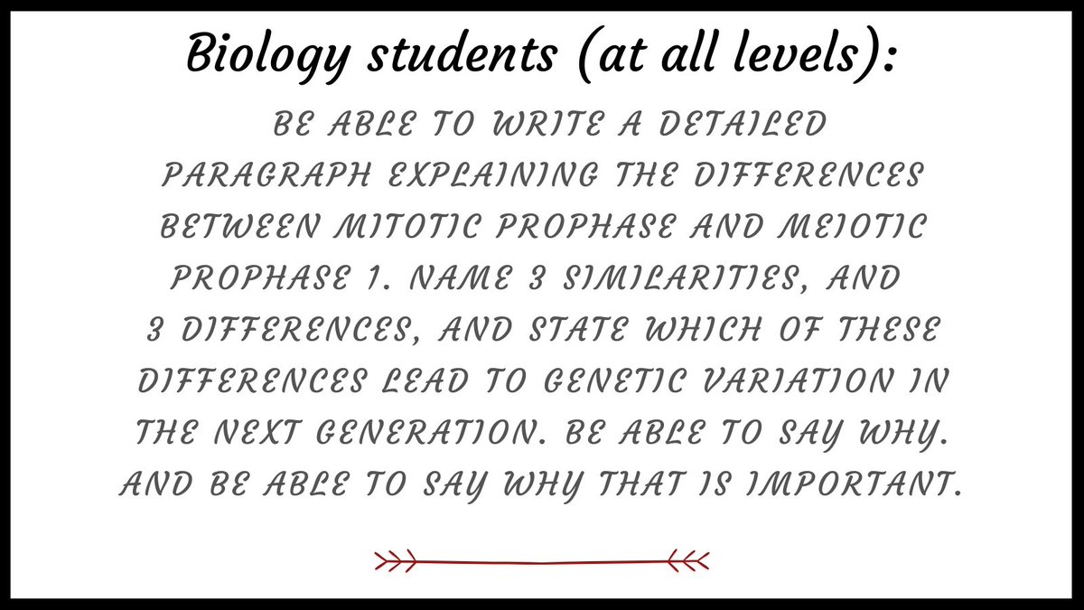 warpdrivetutors's tweet photo. Certain questions are absolutely fundamental to all biology classes, regardless of whether AP, IB, A-Level etc. This is definitely one of them. #IBBiology #APBiology #ALevelBiology #Biotutor https://t.co/SYZ05ZP6OM