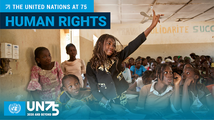 UNGeneva's tweet photo. #HumanRights are our ultimate tool to:

✔️Prevent conflict &amp; reduce human suffering 
✔️Ensure equality for women &amp; girls
✔️Advance sustainable development
✔️Help societies to grow in freedom

#StandUp4HumanRights -- for everyone, everywhere!
https://t.co/iS1C18yGdi #UN75 https://t.co/f9LHkHEtmH