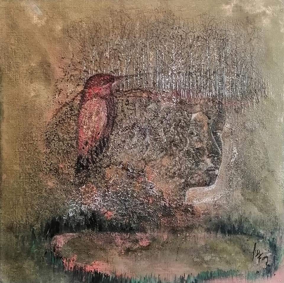 FongZona's tweet photo. Stage in Lagoon 
Oil mix on canvas 
#ArtistOnTwitter #paintingoftheday #oilpainting #artist #Cuba #LiDFong https://t.co/MU71P6REqK