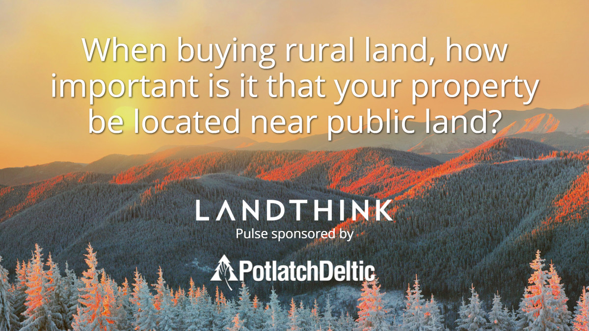 AUCTIONFLIP's tweet photo. There's just 3 days left to answer the January #LANDTHINK Pulse. We want to hear from you! Thanks to @PotlatchDeltic_ for choosing and sponsoring this month's question. Answer here: https://t.co/8DjoC1S8xP #realestate #auction #land https://t.co/UloOhAU5De