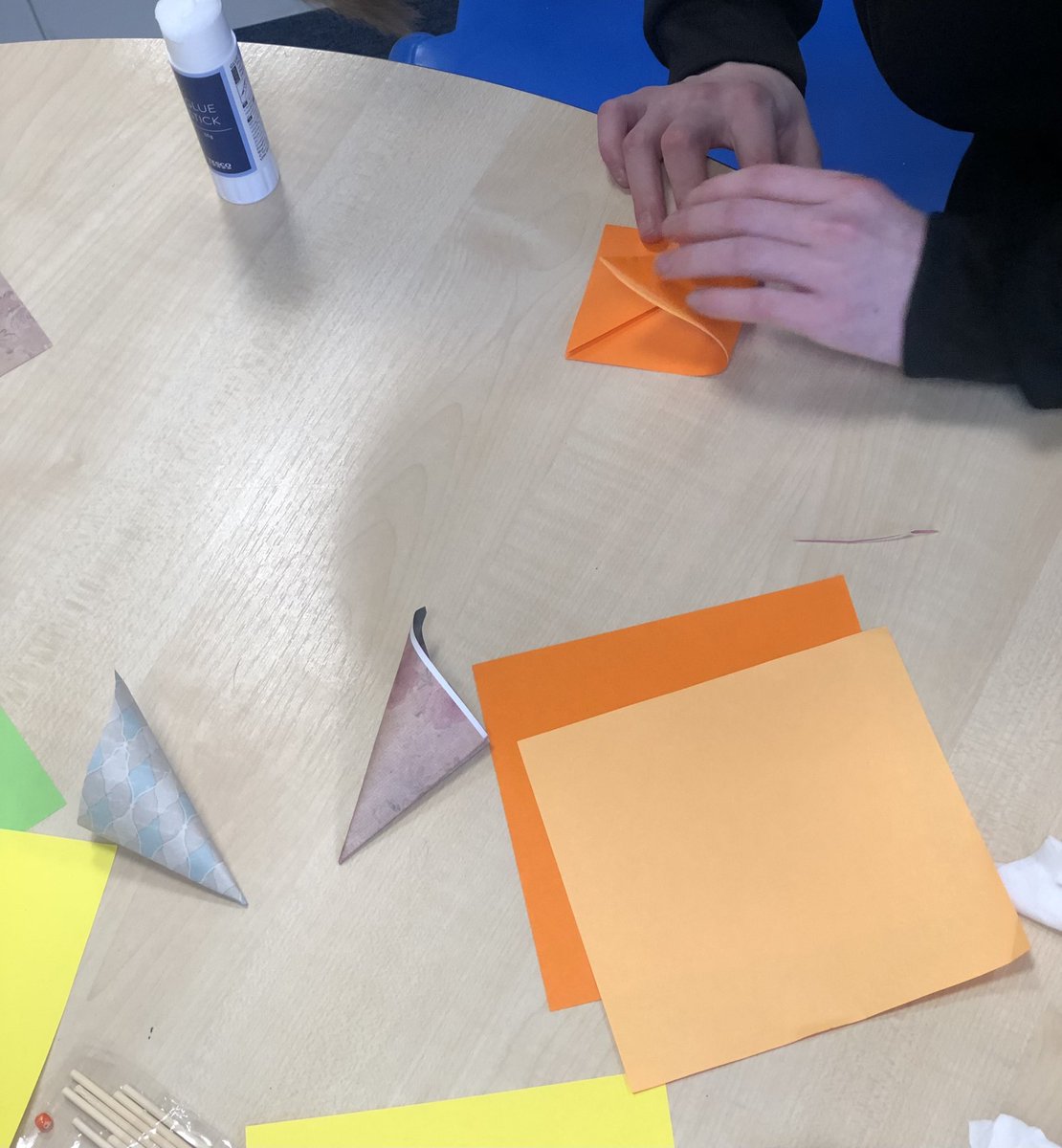 Beautiful hand crafted origami flowers from one of our students today ‘to make Mum smile’ ☺️ #proud #thoughtful #kind @Head_CCA <a href="/DeputyHead_CCA/">Chris Whittaker</a>