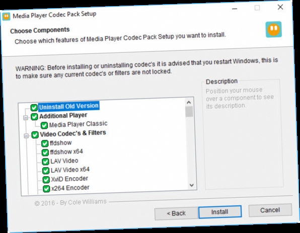 xvid codec update 2016