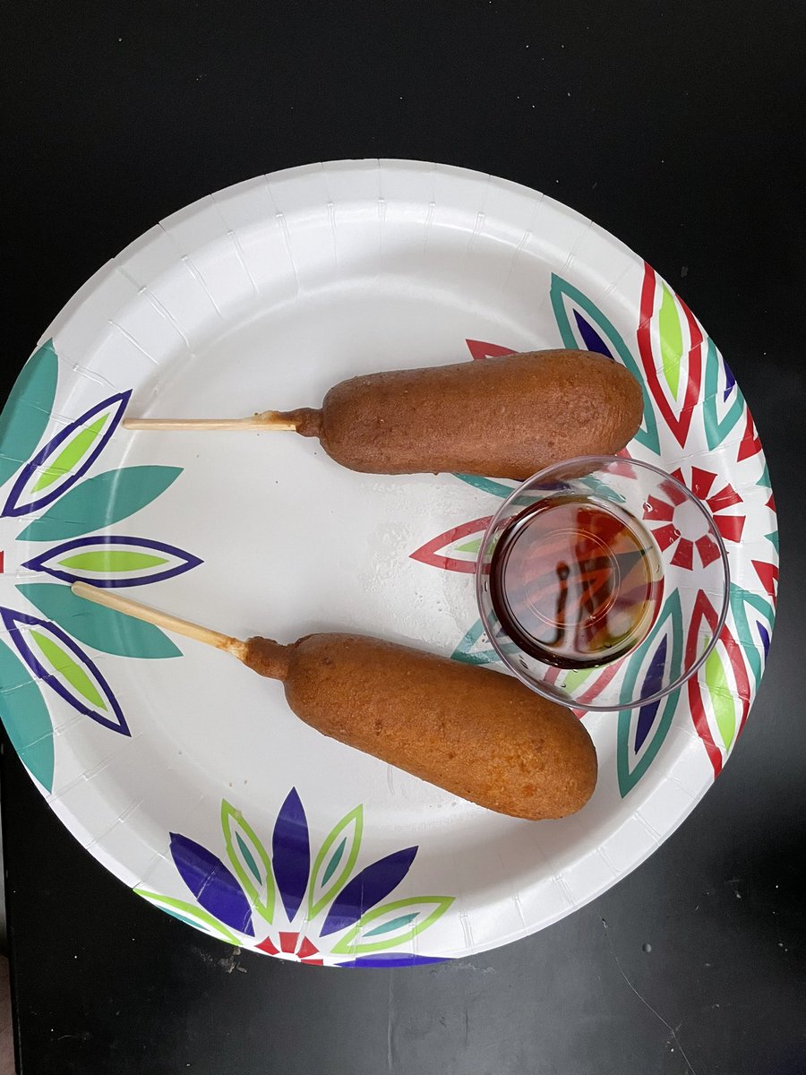 From the “Why am I so fat?” files... pancakes and sausage on a stick, because the normal delivery method is not fast enough