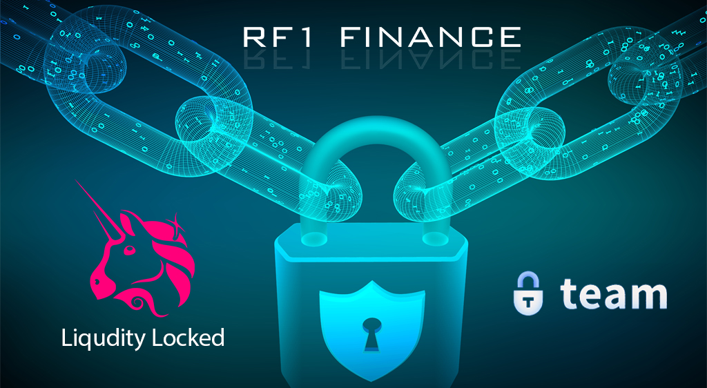 rf1finance's tweet photo. We have locked up the %100 Uniswap Liquidity with 
@TeamFinance_

More details: https://t.co/KMnWc9Oyrn

Tx: https://t.co/mZtd6sTdHi
  
#rfi $rfi #uniswap https://t.co/09tsB53Zyg