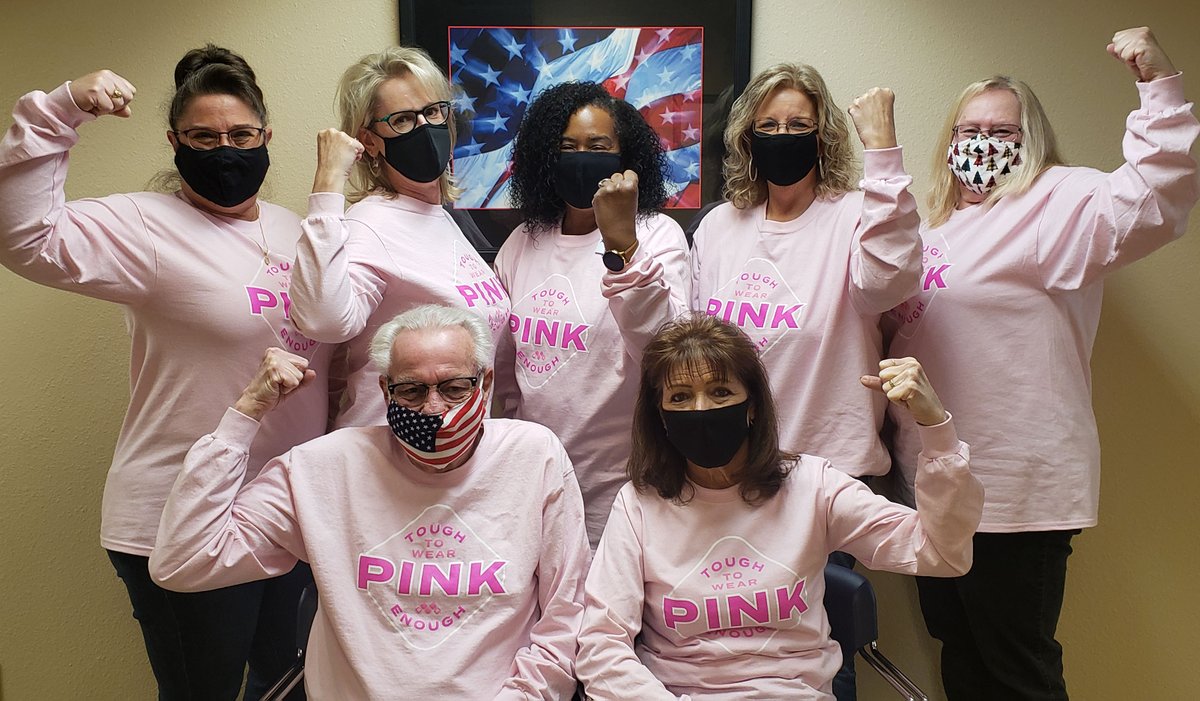 SentinelFCU's tweet photo. We are Tough Enough To Wear Pink and proud to support the Monument Health Foundation Cancer Care Institute. Get Tough, Wear Pink! https://t.co/2wL11j7x4p