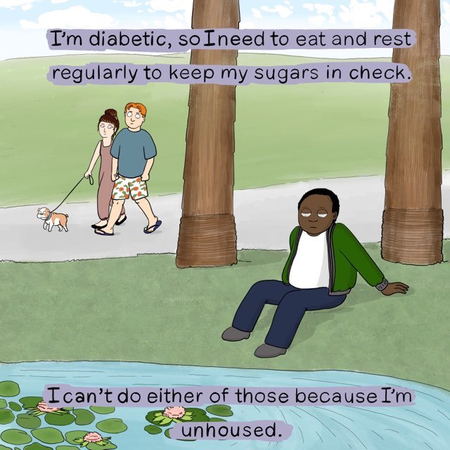 The sun came out tomorrow for sum. Blissfully unaware of the storms engulfing the Unhoused