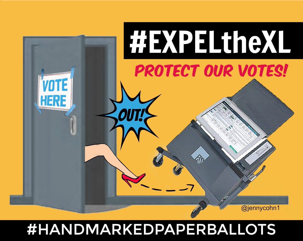 13/ HR1 should also ban all-in-one BMDs like the ExpressVote XL and Dominion ICE, which run the ballots back under the printer head after voters inspect them.  #ExpelTheXL  #ICETheICE