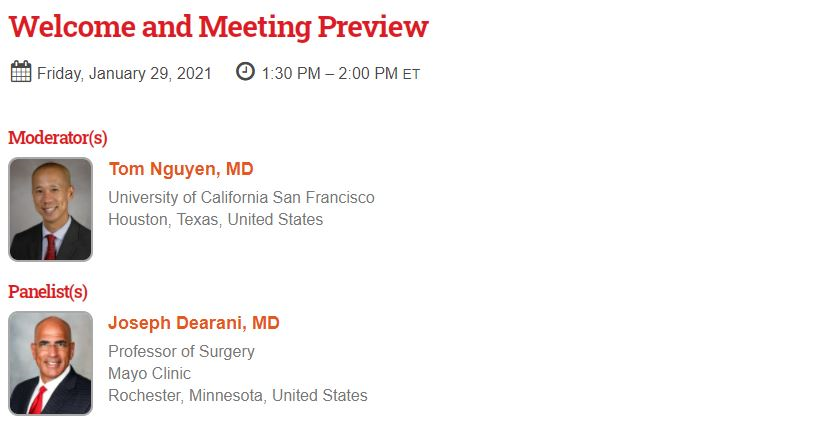 Sean Grondin, MD (@grondin_md) on Twitter photo Join <a href="/tomcnguyen/">Tom C. Nguyen, MD</a> as he interviews @JosephDearaniMD and <a href="/rodrigo_md_1979/">Rodrigo de Souza MD</a> during the Welcome and Meeting Preview in the Education auditorium! #STS2021 <a href="/STS_CTsurgery/">The Society of Thoracic Surgeons</a> Join <a href="/tomcnguyen/">Tom C. Nguyen, MD</a> as he interviews @JosephDearaniMD and <a href="/rodrigo_md_1979/">Rodrigo de Souza MD</a> during the Welcome and Meeting Preview in the Education auditorium! #STS2021 <a href="/STS_CTsurgery/">The Society of Thoracic Surgeons</a>