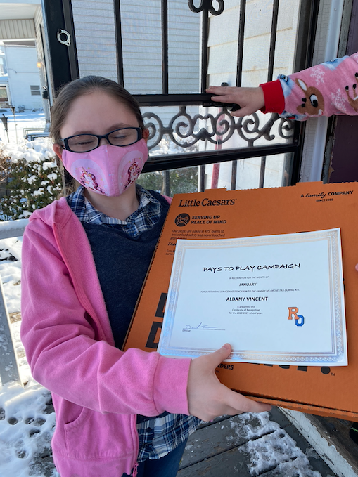 RamseyOrch's tweet photo. https://t.co/2Wv2nkET6a

Congrats to our first round of "Pays to Play" winners for January!

$25 Gift Card - Jaimar J 7th Grade
Free Cheese Pizza - Albany V 6th Grade
Free Cheese Pizza - Rachel B 8th Grade

Growing on their instruments, despite NTI!
#Perseverance @RamseyMS_JCPS https://t.co/HQtkRO8Y2S