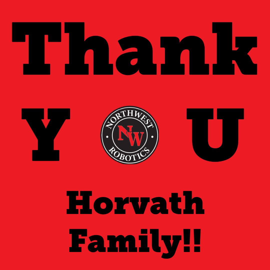 Thank you Horvath family for bringing pizza for our #FTC team members who last week! #MountieRobotics2021 #IVD2021