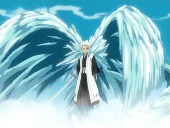 Son Bankai : Daiguren HyorinmaruUtilise H2o dans l’air et au alentour pour créer de la glace , réaliser différente technique et augmenter sa production de glace 5 à 10X plus grande que celle de son Shikai.