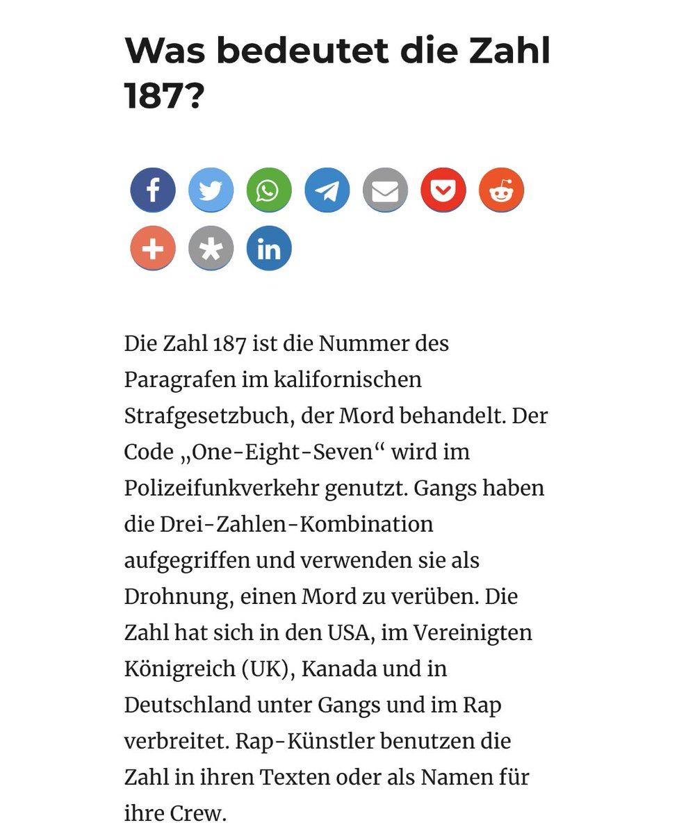 187 Bedeutung Deutschland