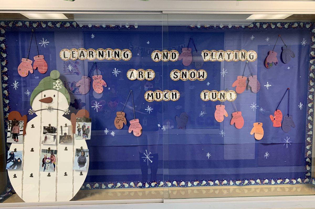My students are learning at school and through play. Will there be more snow for them to explore next week?! #snowmuchfun #neshaminy #FerderbarES