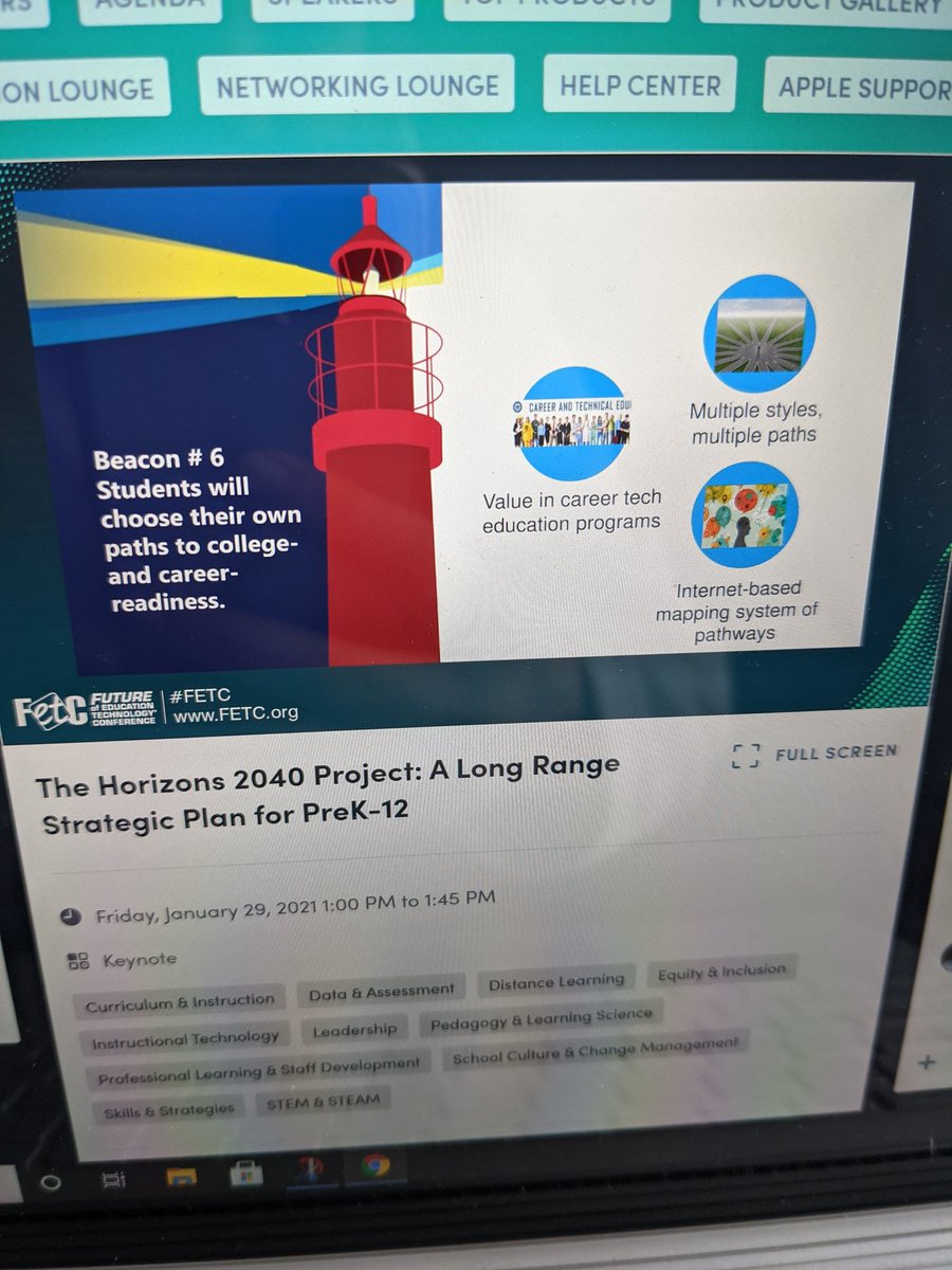 kcahoonedu's tweet photo. Great to see the importance and value of #CareerTechED and individualized career pathways mentioned in regards to long term strategic planning at #FETC today. https://t.co/utU9HKzpZW
