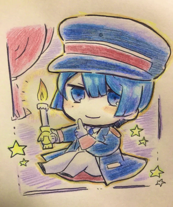 らくがき寝台特急聖川さん?
またデジタルでも描きたいな 