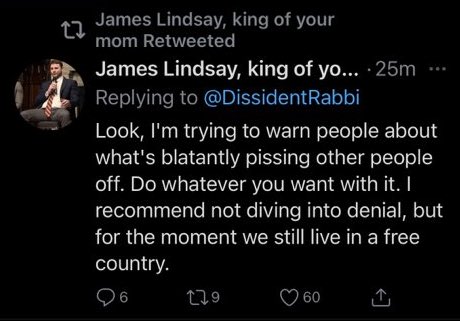 "Look, I'm just telling y'all what is pissing off my new friends on Parler. They seem real agitated about (((wokeness))) for some reason."