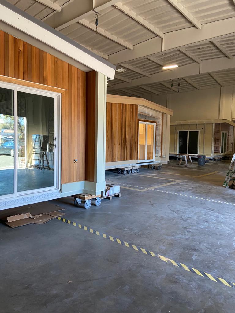 sonderpods's tweet photo. Production facility coming up to speed nicely. Three new stories starting for SonderPods customers - two California home owners about to become landlords and earning additional income and one grandparent will soon be much closer family. Great to play part in these stories! https://t.co/cqWUHGaE4U