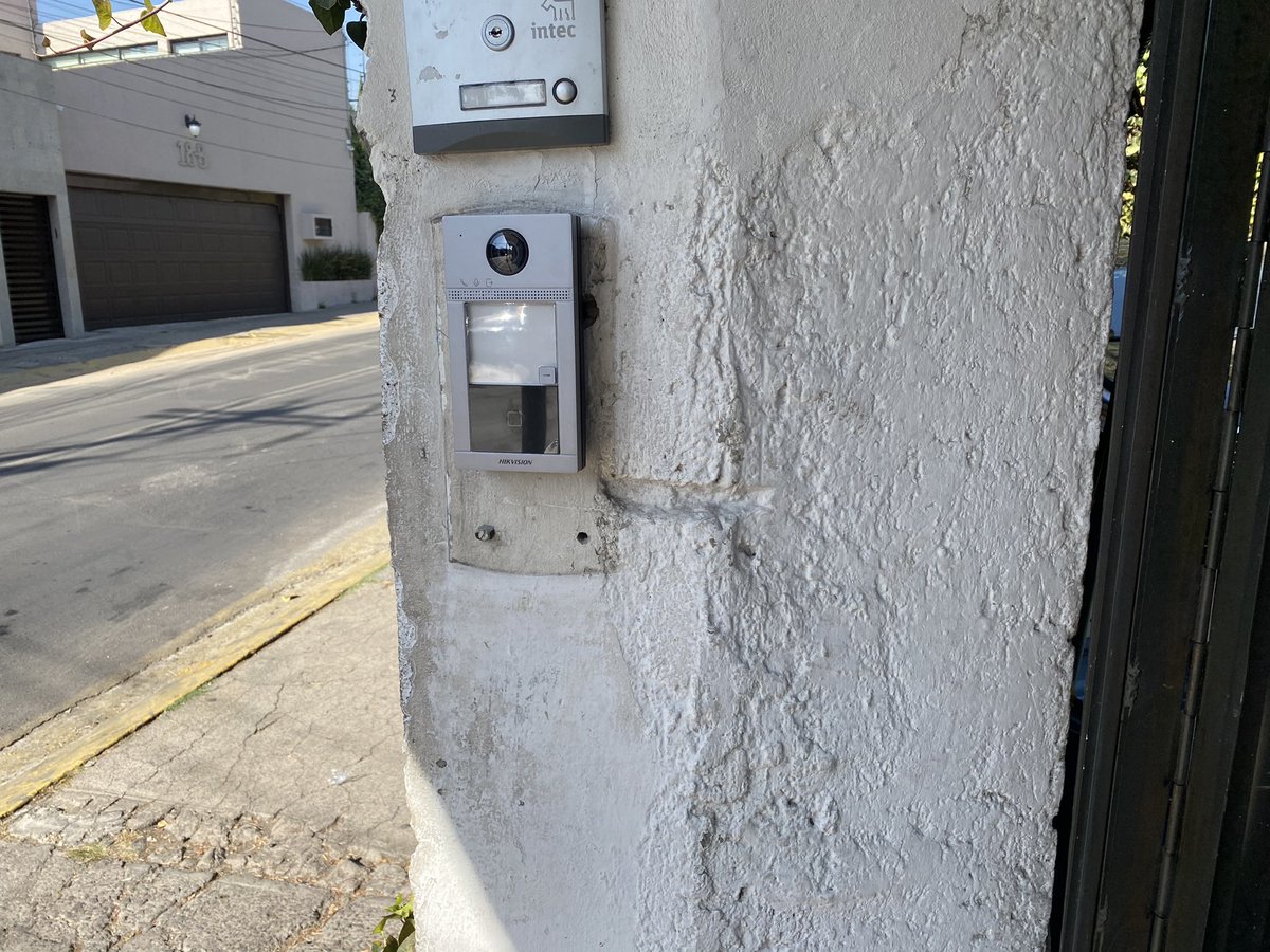 PERCOM13's tweet image. Videoportero Hikvision ventas@percommx.com