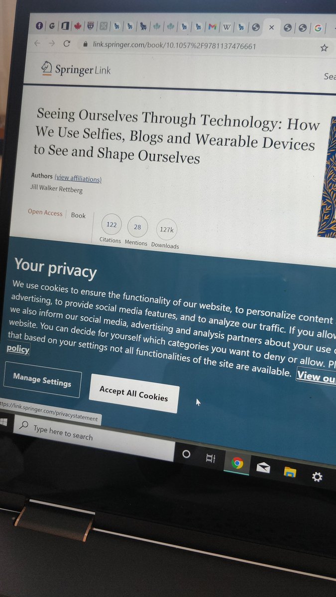 ErrinWithTwoRs's tweet photo. If @shoshanazuboff's "The Age of Surveillance Capitalism" has taught me anything this week, it's that everything is a product in the eyes of surveillance capitalism (including my own course readings for #engl407socialmedia). https://t.co/V7N78Edt6j