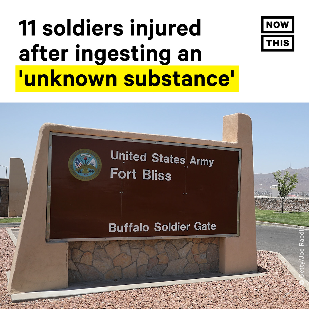 Officials from the Fort Bliss Army base and law enforcement are