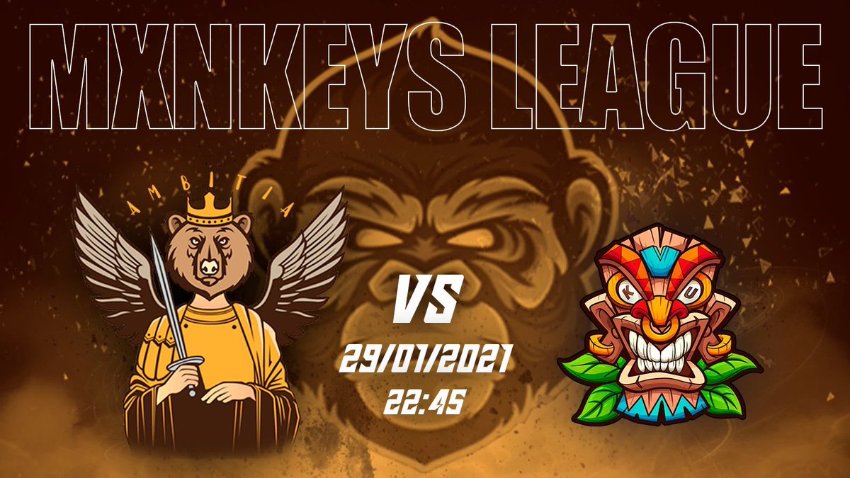 🗓 Partido del equipo de #NBA2K21:

🕚 22:45 | 🏆 <a href="/Mxnkeys2k/">Mxnkeys 2k</a> 
🆚 <a href="/KuGaming2k/">adri</a> (BO3)
🎙 @jan_hqm 

✌🏻 Siguiente jornada contra un club conocido y con @jan_hqm casteando. ¡Nos vemos esta noche!

ℹ️ Más información a lo largo de la tarde.

#AmbitiaTeam 🐻⚔️
#VamosAmbitia 🐻⚔️