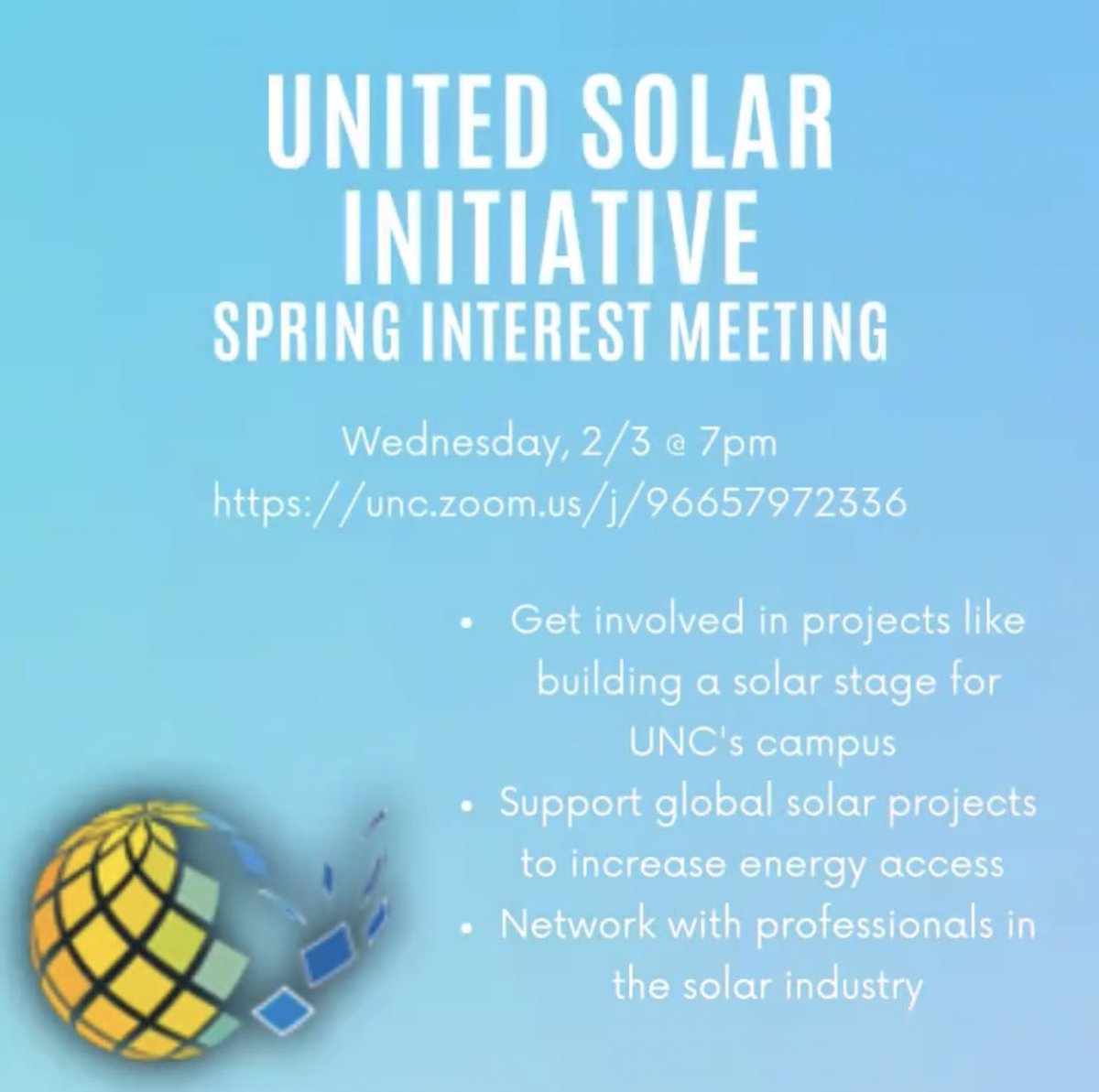 SolarUSI's tweet photo. See details for our upcoming speaker event and interest meeting! https://t.co/LQeWJqzsTk