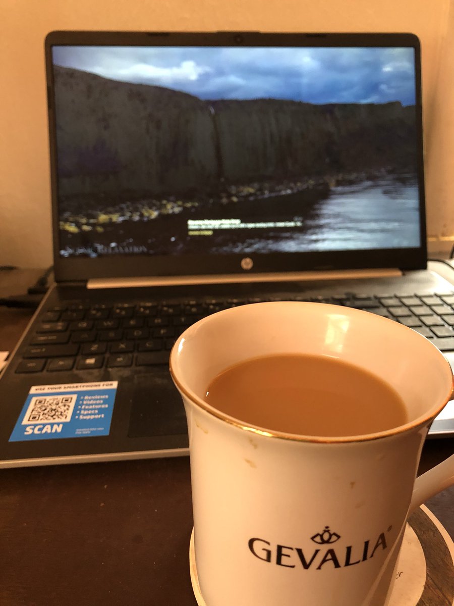 #watching and just listening to #ScenicRelaxation first Japan, now #Scotland ☕️