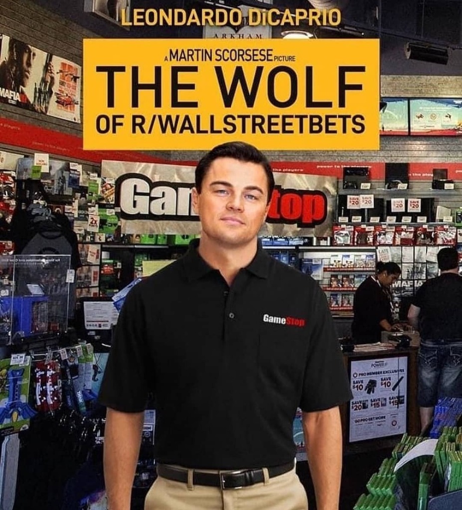 Joseph_Santoro's tweet photo. You just know this one is coming to a streaming service near you!
#thewolfofwallstreet #wolfofwallstreet #wolfofgamestop #thewolfofgamestop #flashbackfriday ... #gme #gamestop #stonks #stonksmeme #stocks #stockmarket #robinhood #wallstreetmemes #wallstr… https://t.co/PuNiRqsU1S https://t.co/QWo2nrsnDr