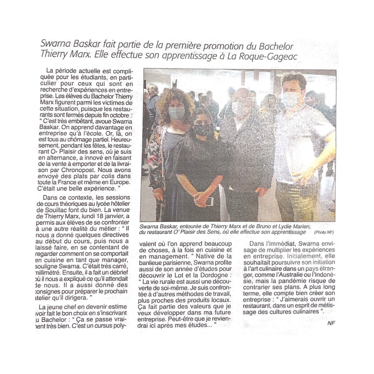 CauvaldEx's tweet photo. #ThierryMarxCollege 🧑🏼‍🍳👩🏽‍🍳👨🏾‍🍳

« Une période compliquée pour les apprentis »

Pour rejoindre la nouvelle promotion de Septembre c’est ici :

✉️ ADMISSIONS@keyce-tourisme.fr
✉️ vhenriot@cauvaldex.fr
📱06 72 71 77 07 https://t.co/YpI2sxEFsz