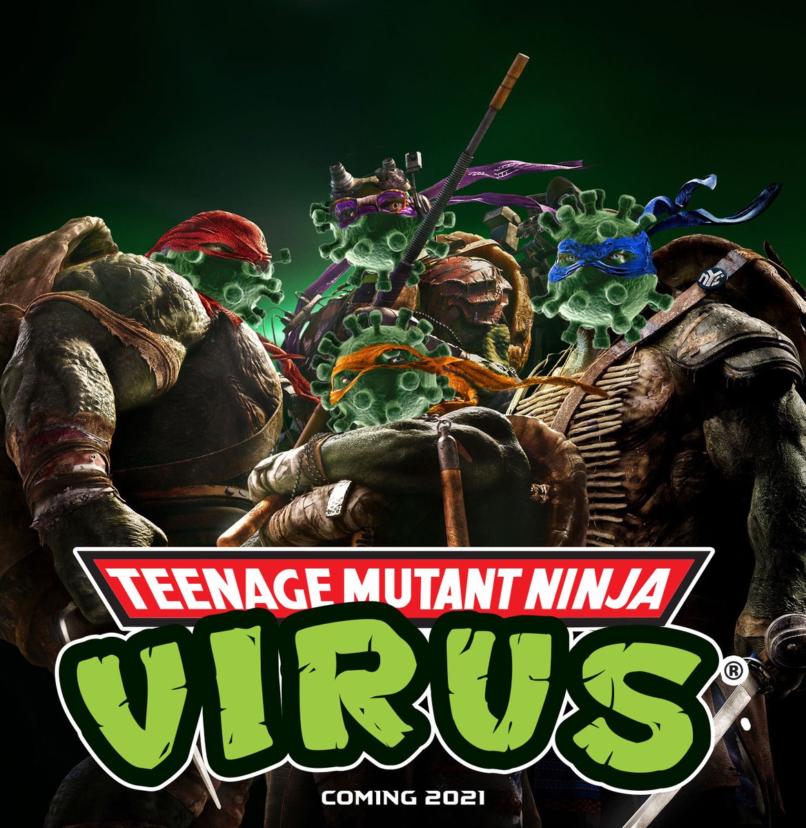 AsleBirk's tweet photo. Hva jeg ser for meg at vi har i vente når jeg leser norske aviser. #corona #teenage #mutant #ninja #virus #vgno #dbno #COVID19 https://t.co/IRbuUWmpdO