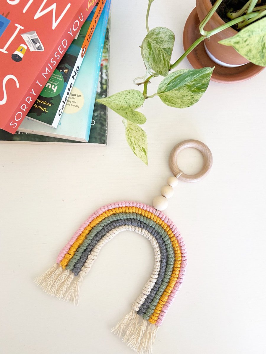 nicoleinmaking's tweet photo. Excited to share this item from my #etsy shop: Rainbow Macrame | Wall Hanging | Macrame Decor | Kids Room | Essential Oil Diffuser | Handmade | Macrame https://t.co/keLVnBF1nP https://t.co/kiYbQIlYYo