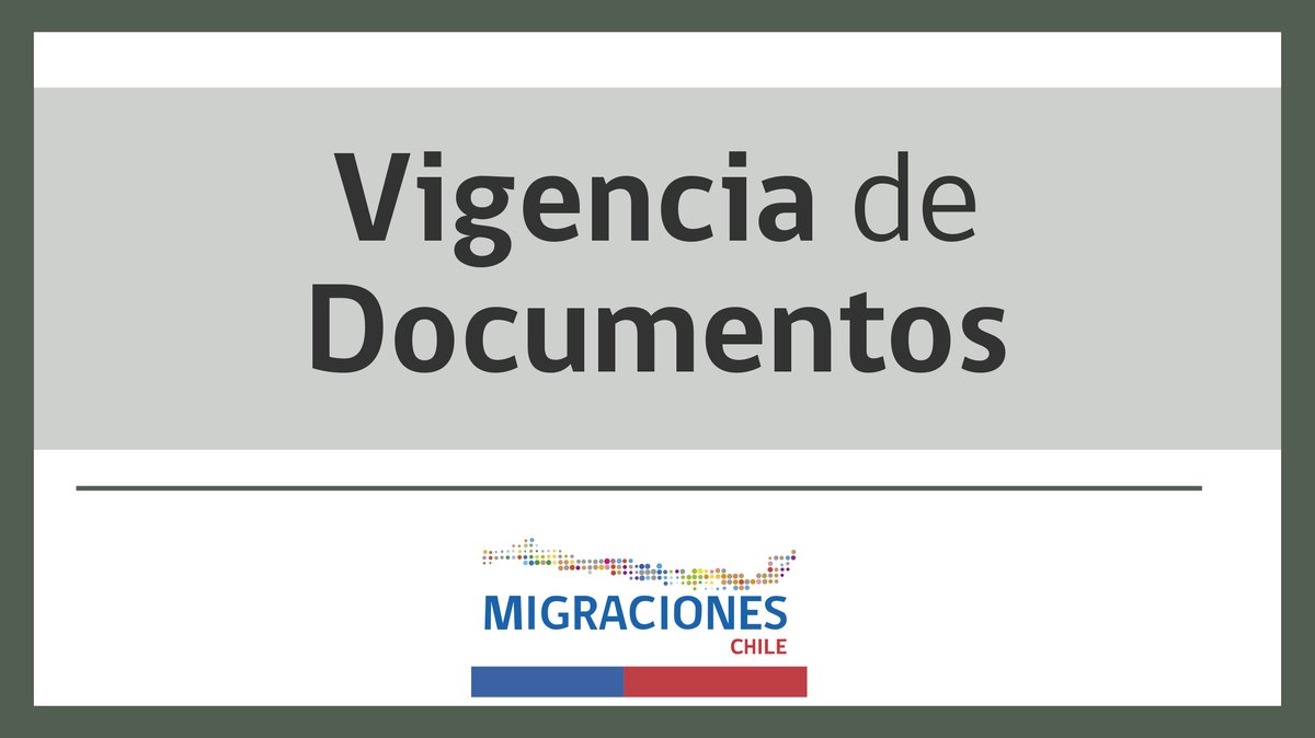 MigracionesCL's tweet photo. Si tienes que hacer solicitudes de residencia u otros trámites de Extranjería, revisa este artículo 📰 para conocer la vigencia 📅 de los documentos requeridos.

👉 https://t.co/bG1J5IXuAO https://t.co/VlHXLnGT8U