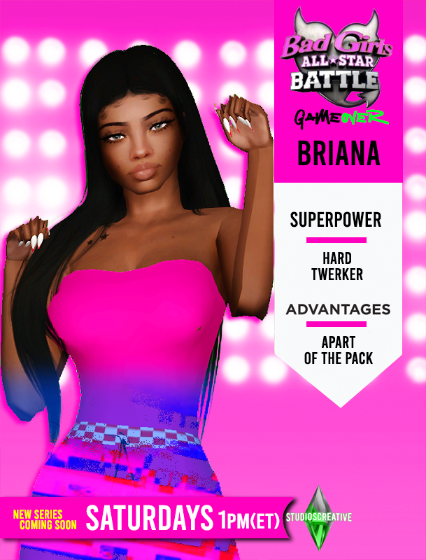 FavProducer's tweet photo. Contest #5 Briana from #BGC2VirginIslands ! #BGASB1 #LiveYourCreativity 🎨👑 #BGASBGameOver https://t.co/1A16q6KMW1